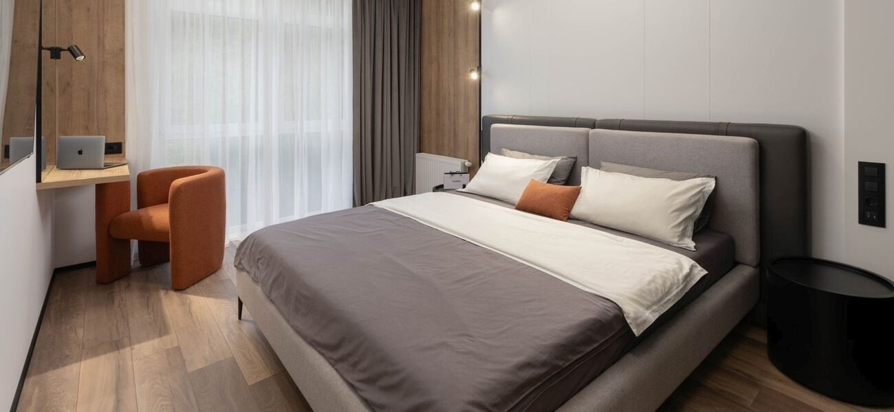 Квартира в ЖК Солом'янський з м'якими меблями від Delavega